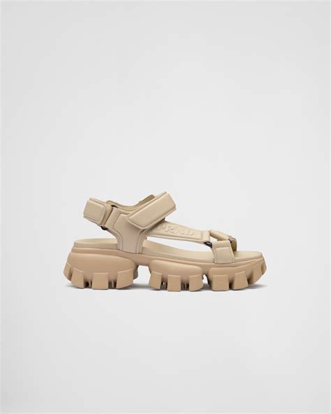 prada tan sandals